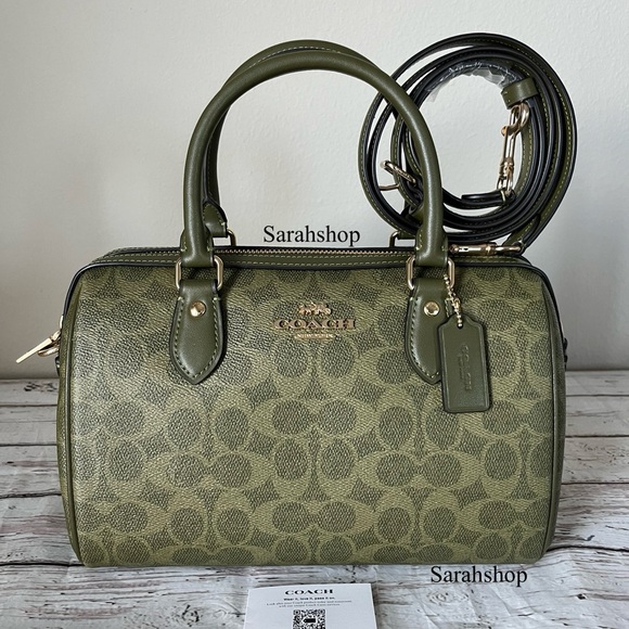 ✅Coach Rowan Satchel In Signature Canvas - Picture 1 of 13
